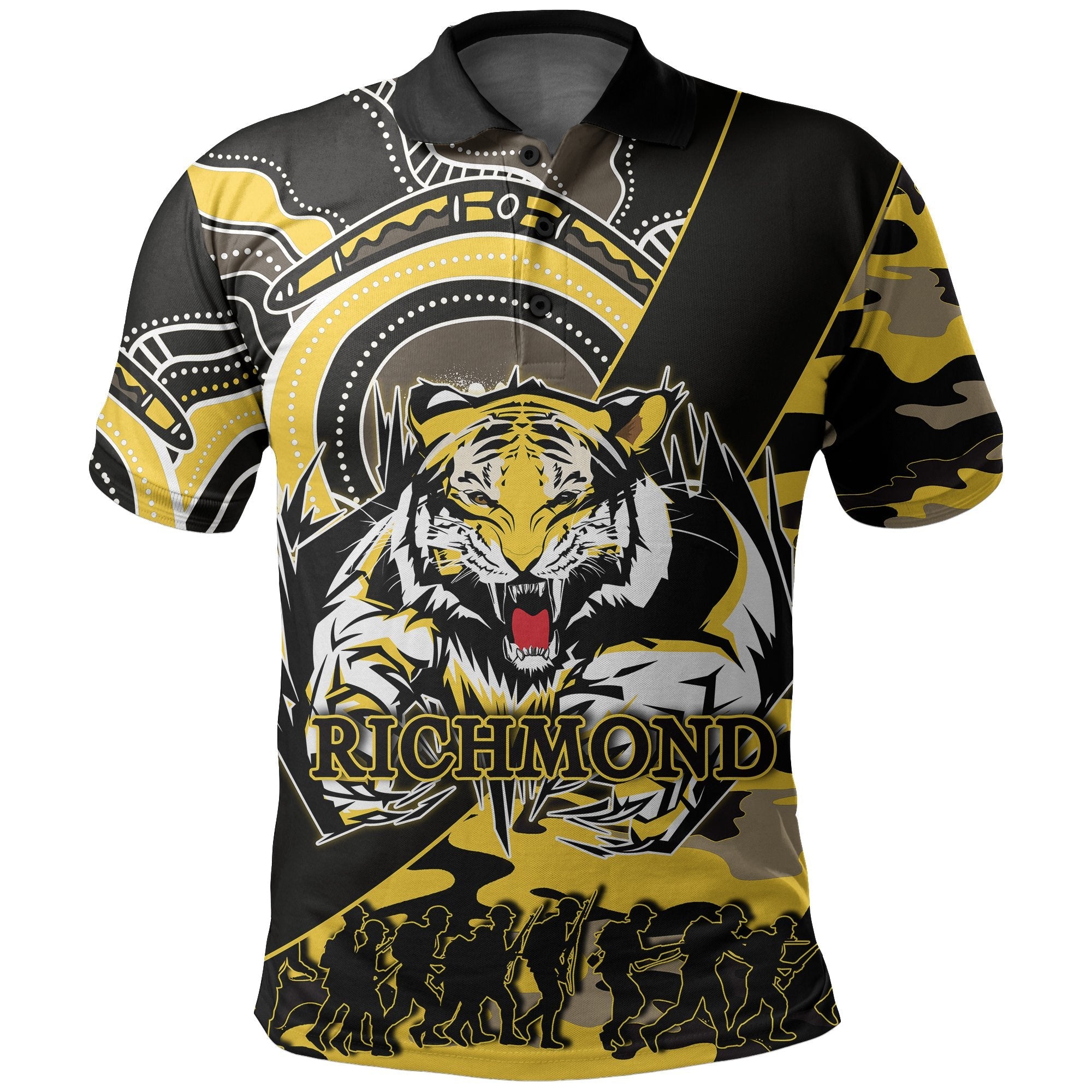 richmond-tigers-polo-shirt-anzac-day-army-mix-aboriginal