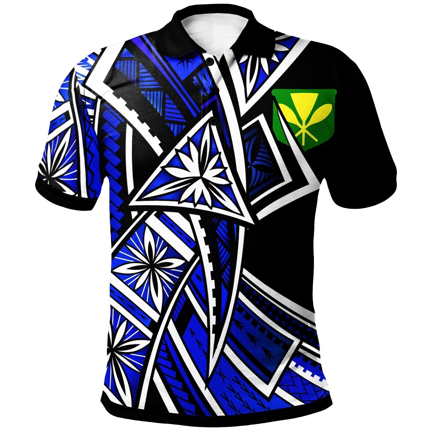 hawaii-polo-shirt-tribal-flower-special-pattern-blue-color-1