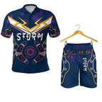 combo-polo-shirt-and-men-short-storm-melbourne-indigenous-champion
