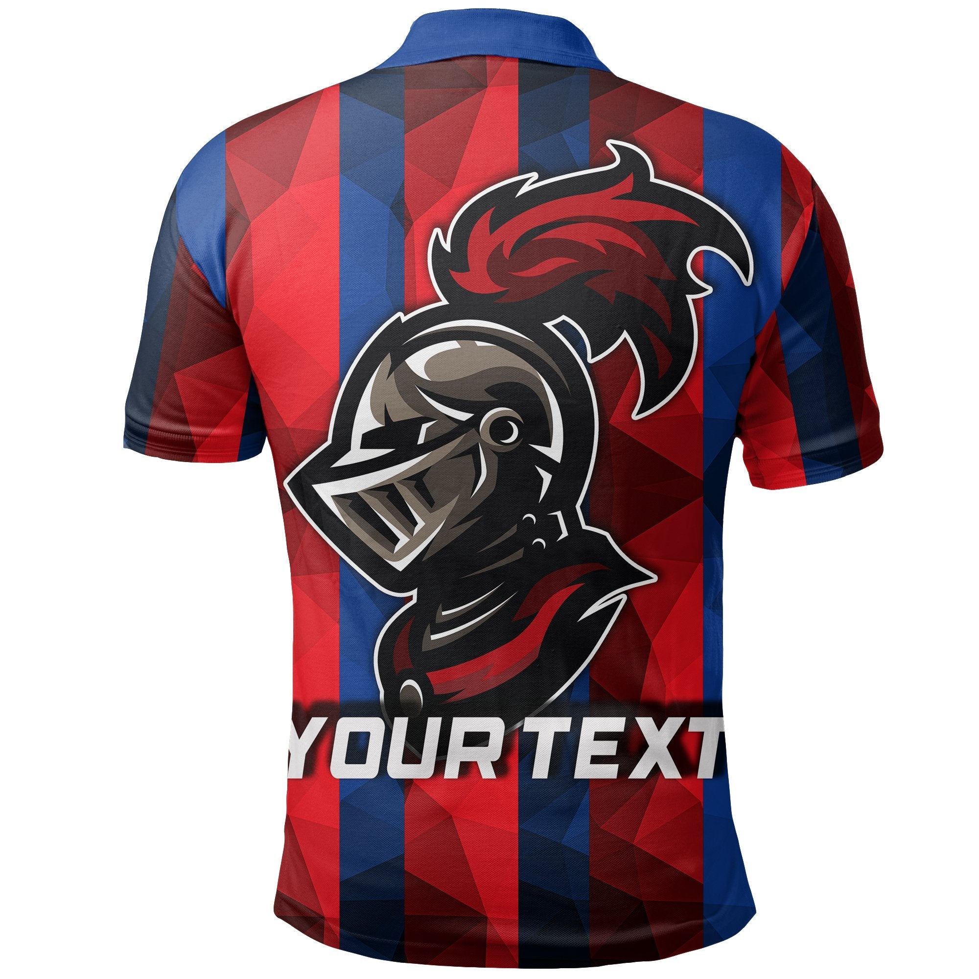 custom-personalised-knights-polo-shirt-dimonds-patterns-style