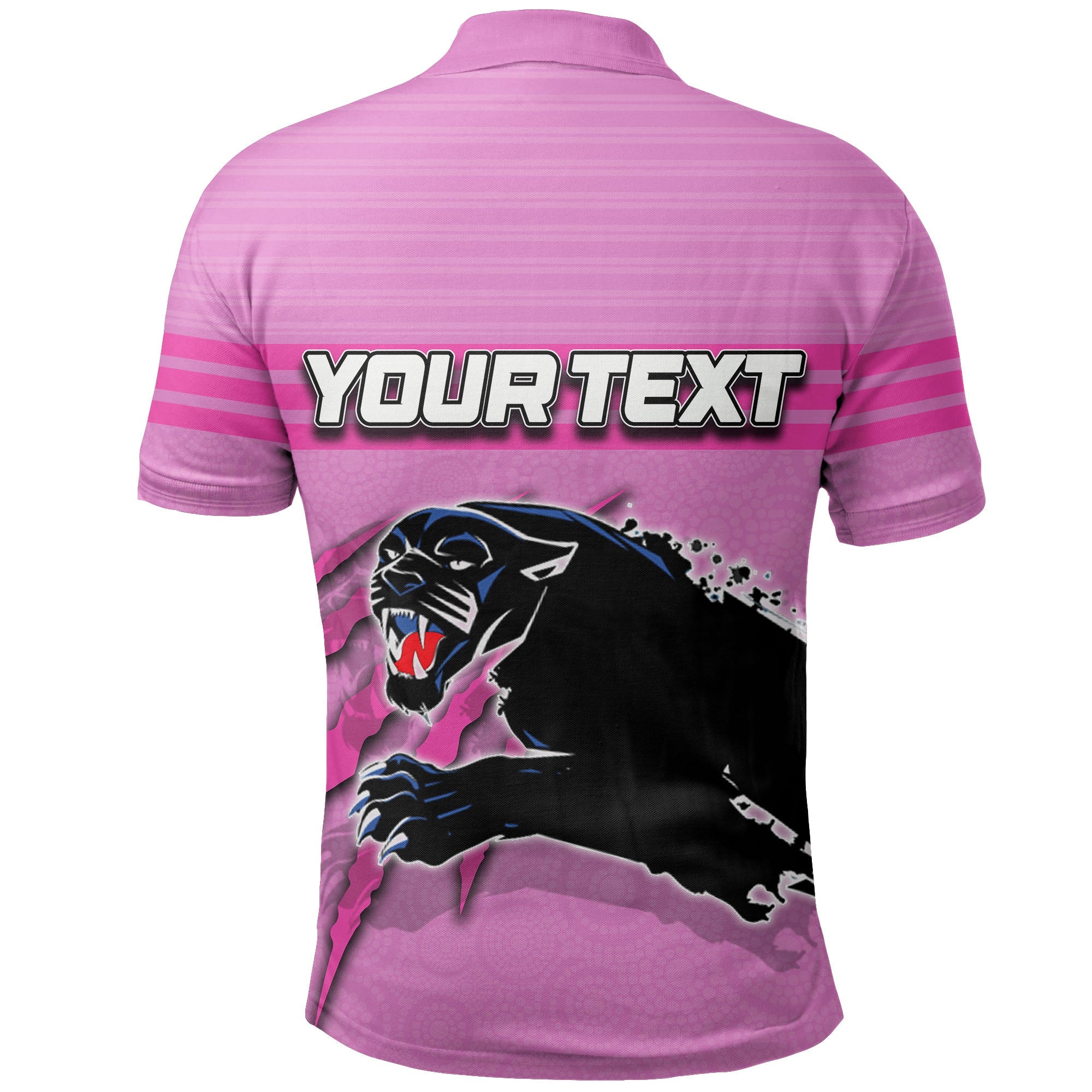 custom-personalisedpanthers-polo-shirt-aboriginal-dot-patterns-pink-style