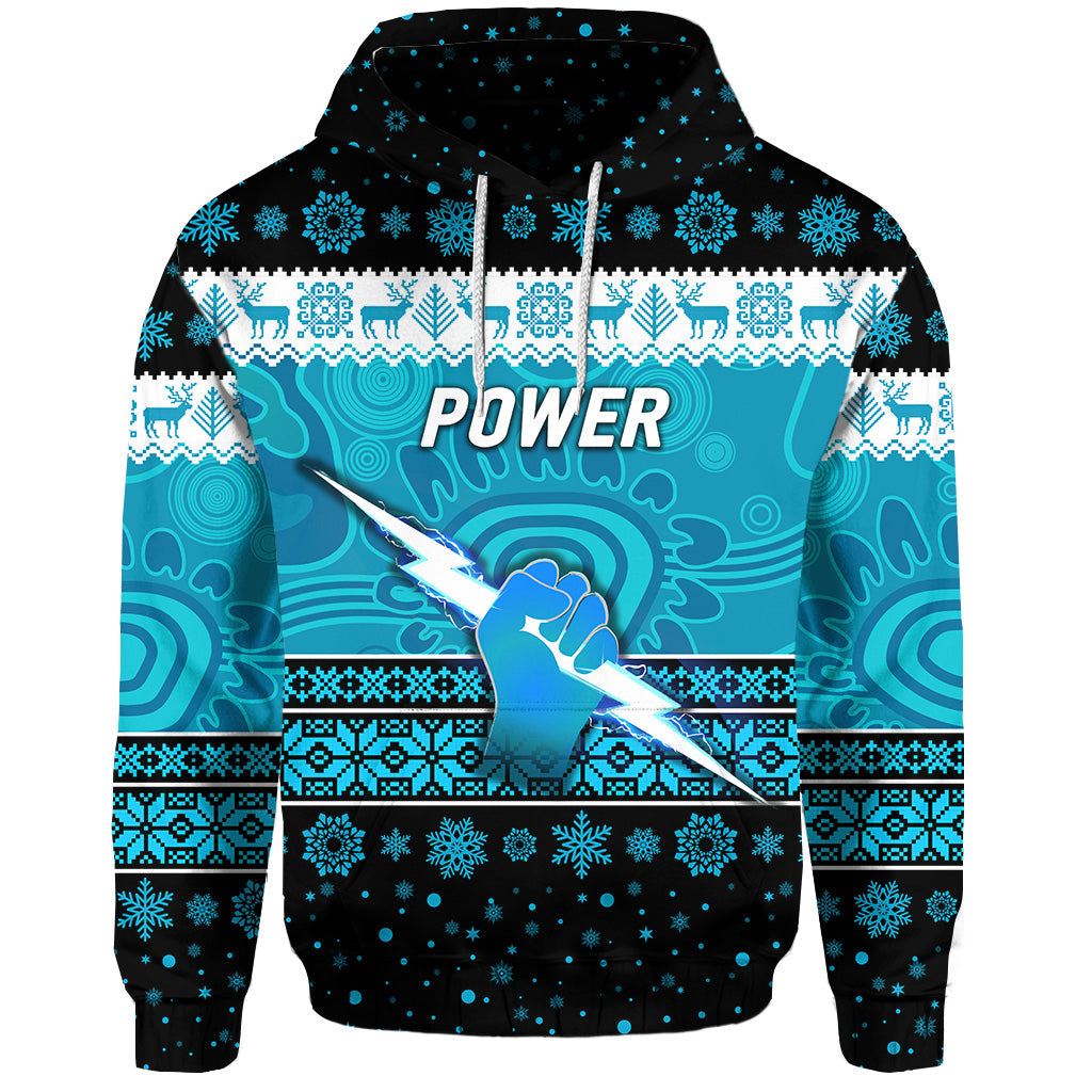 custom-personalised-port-adelaide-power-hoodie-christmas-simple-style