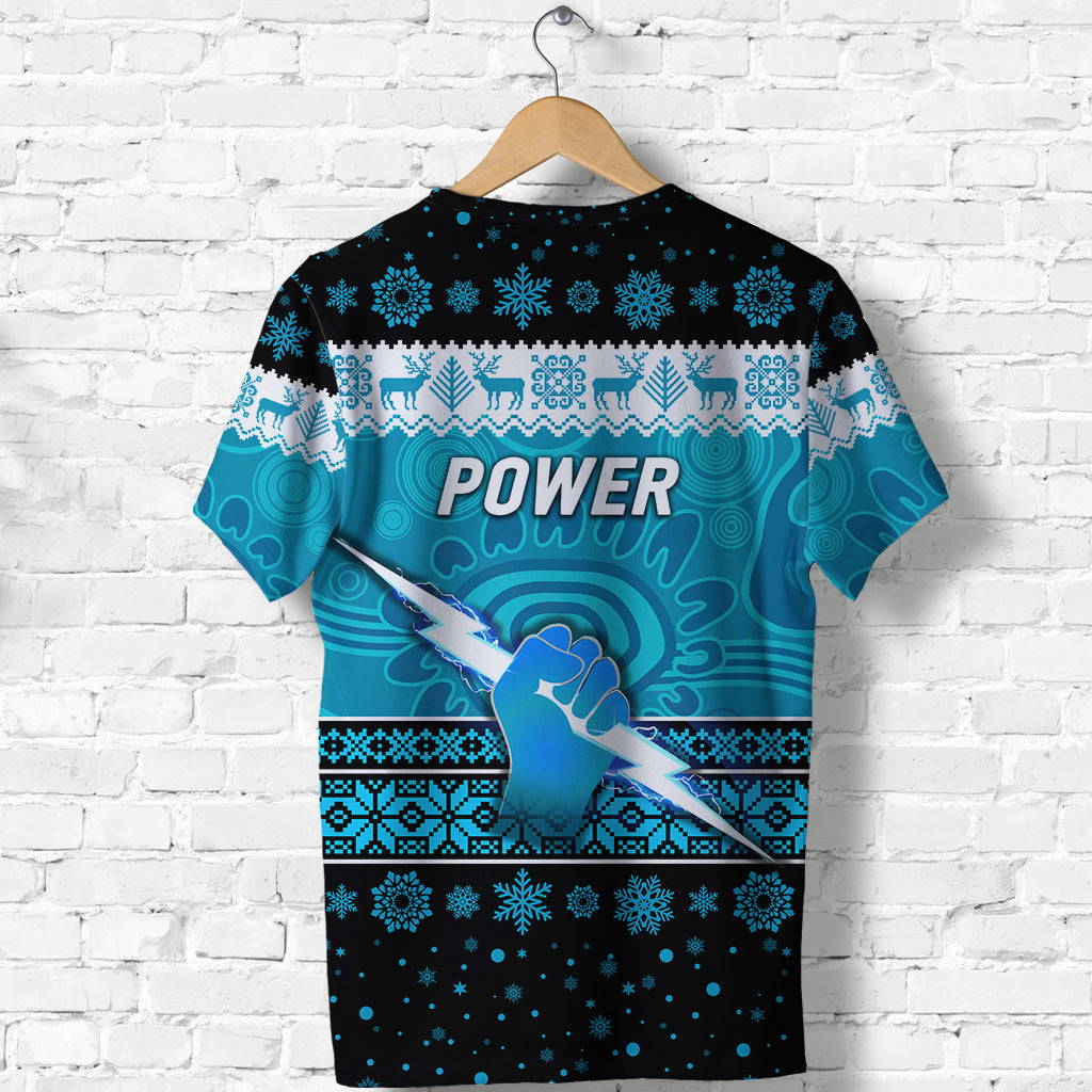 port-adelaide-power-t-shirt-christmas-simple-style