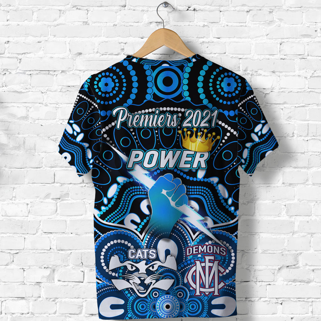 port-adelaide-power-indigenous-t-shirt-football-2021-premiers-the-king