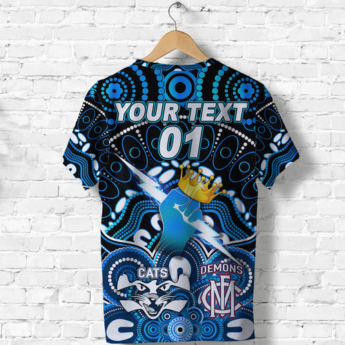 custom-personalised-port-adelaide-power-indigenous-t-shirt-football-2021-premiers-the-king-custom-text-and-number