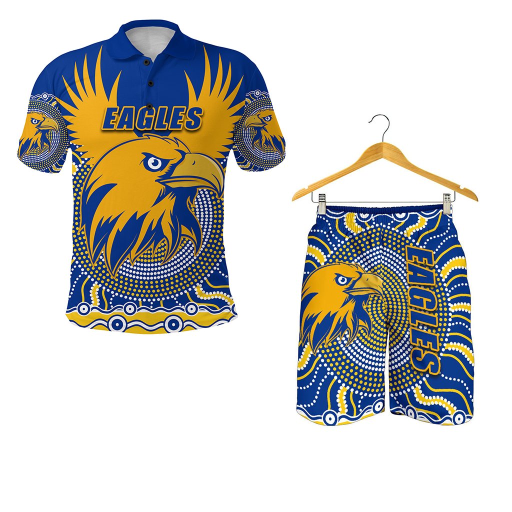 combo-polo-shirt-and-men-short-eagles-west-coast-mix-indigenous