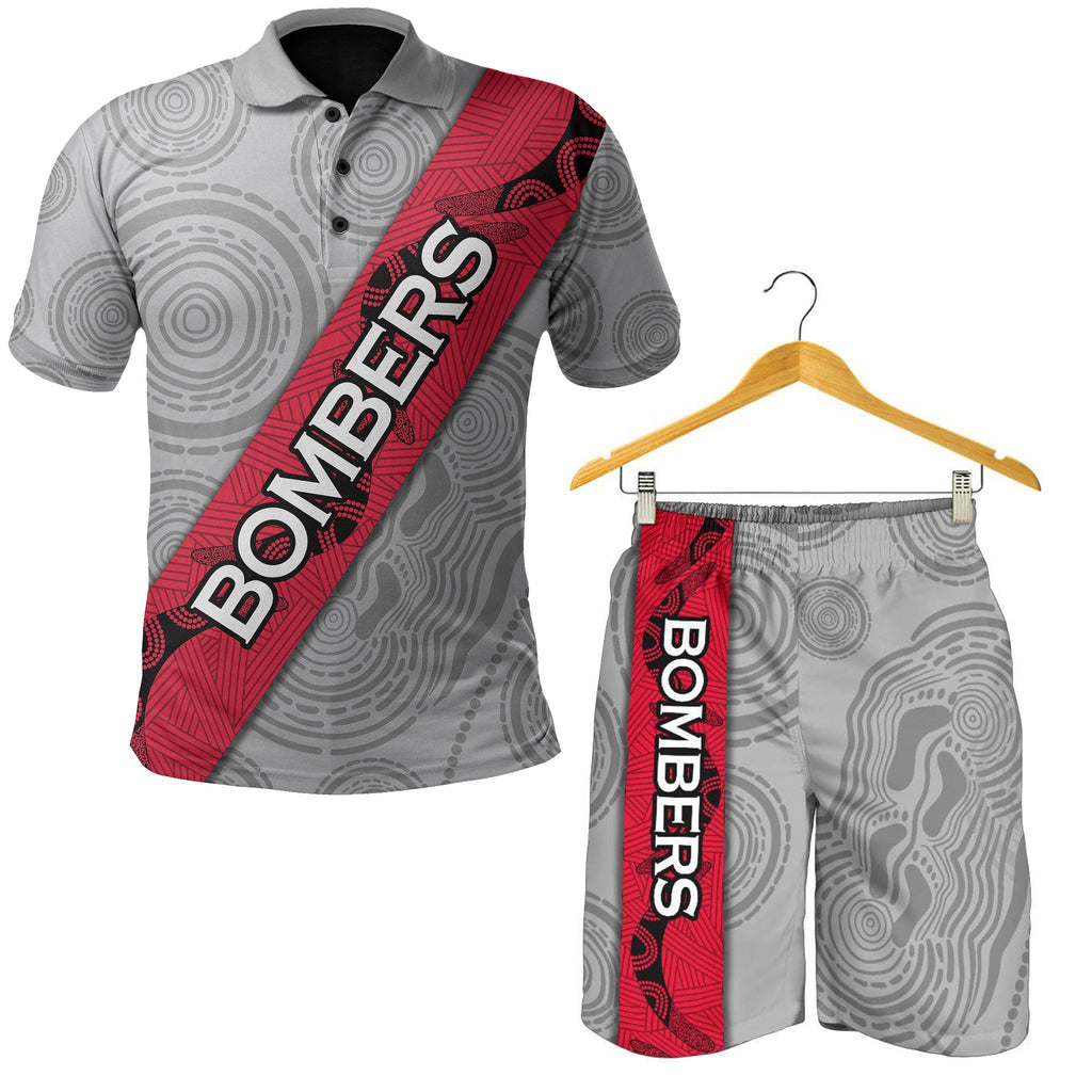 combo-polo-shirt-and-men-short-essendon-bombers