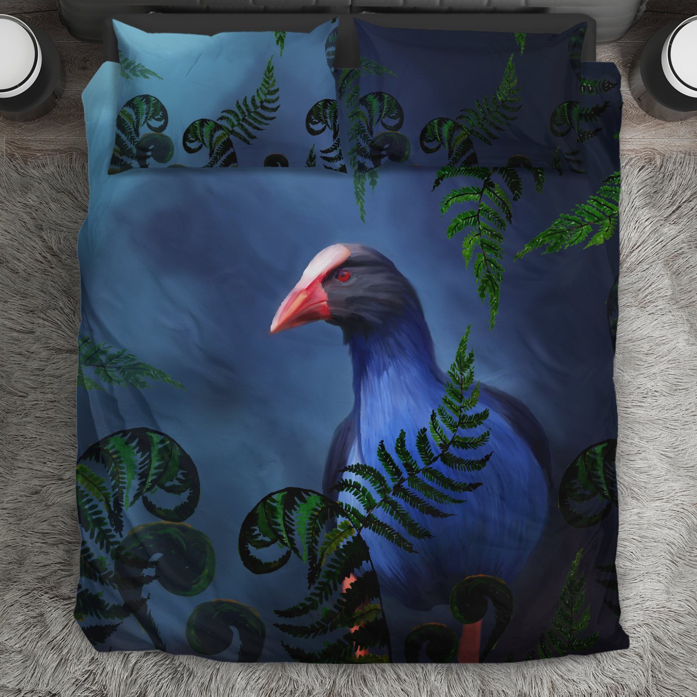 new-zealand-bedding-set-pukeko-bird-duvet-cover-and-pillow-case