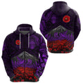 warriors-rugby-zip-hoodie-new-zealand-mount-taranaki-with-poppy-flowers-anzac-vibes-purple