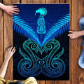 maori-manaia-new-zealand-jigsaw-puzzle-blue