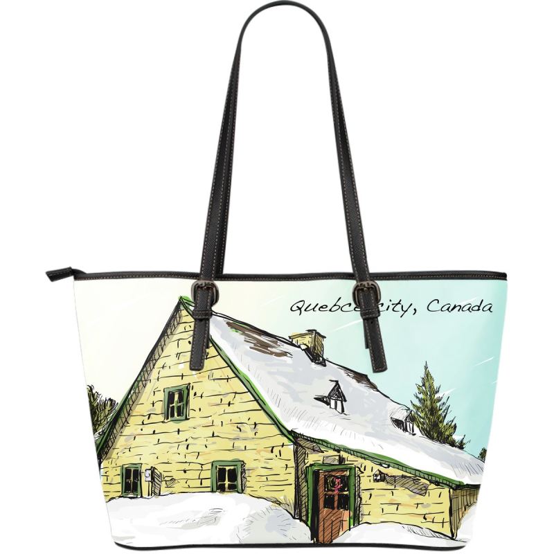 quebec-city-canada-large-leather-tote-bag