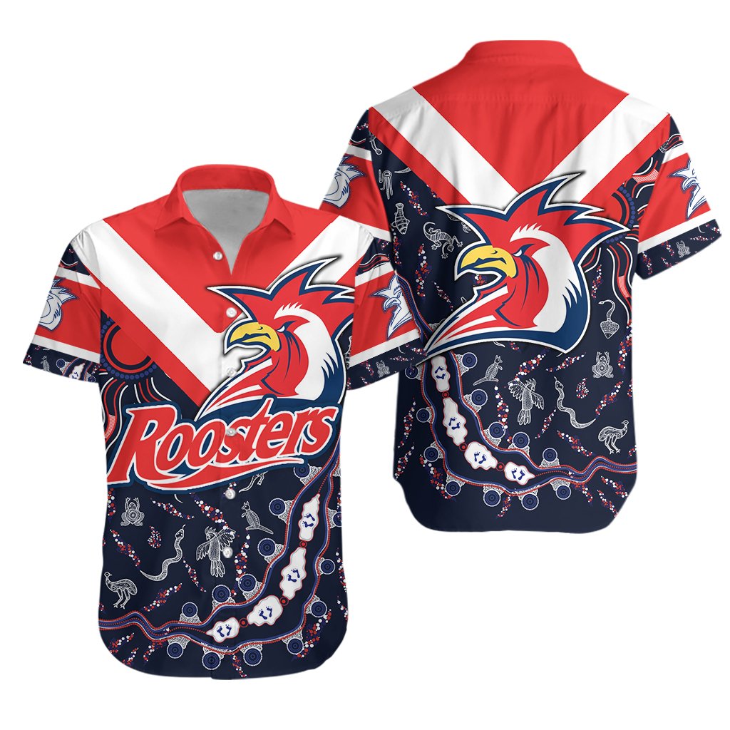 australia-roosters-indigenous-hawaiian-shirt