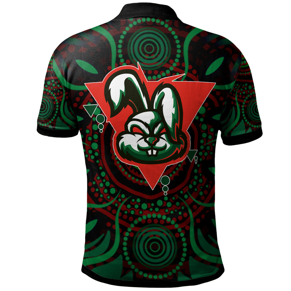 rabbitohs-rugby-polo-shirt-custom-rabbitohs-aboriginal-polo-shirt