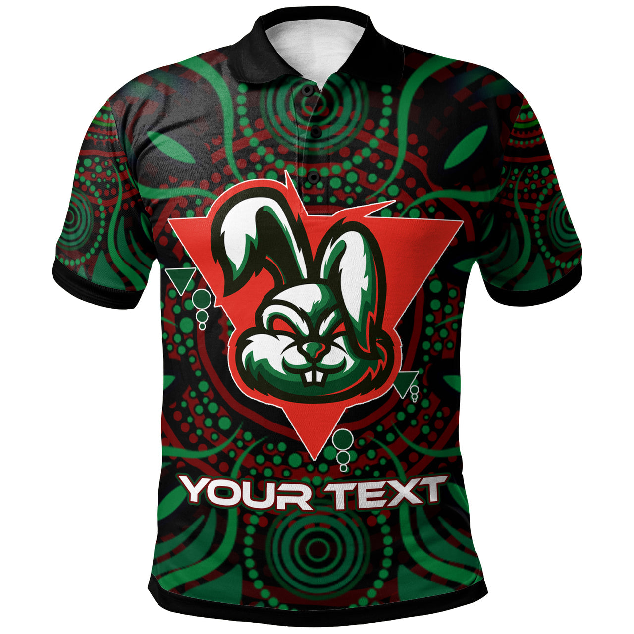 rabbitohs-rugby-polo-shirt-custom-rabbitohs-aboriginal-polo-shirt