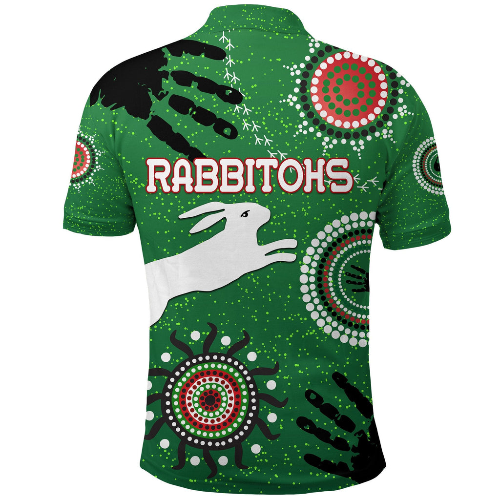 custom-personalised-south-sydney-rabbitohs-indigenous-polo-shirt-country-style