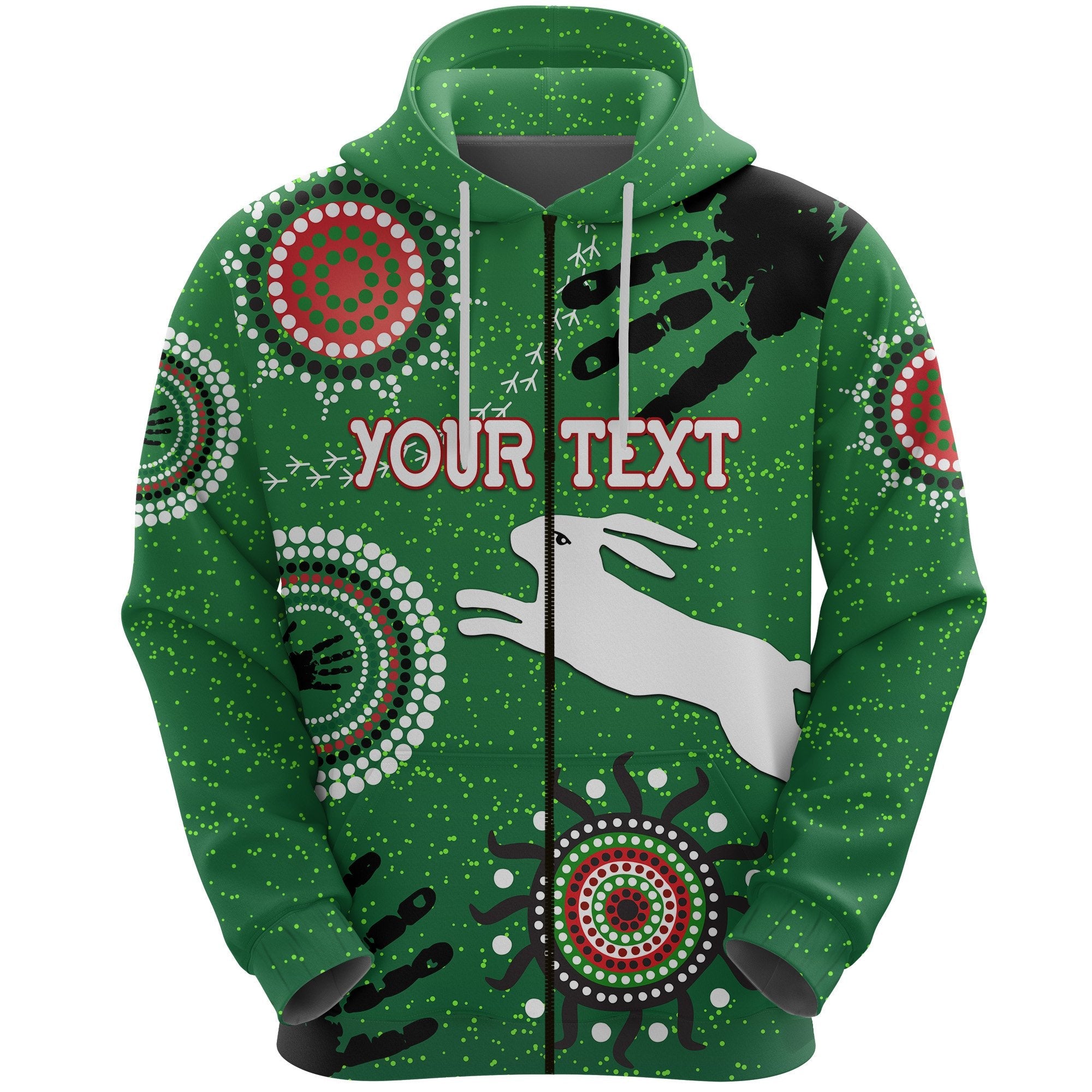 custom-personalised-south-sydney-rabbitohs-indigenous-zip-hoodie-country-style