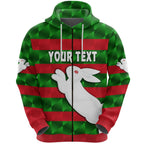 custom-personalised-rabbitohs-zip-hoodie-simple-style