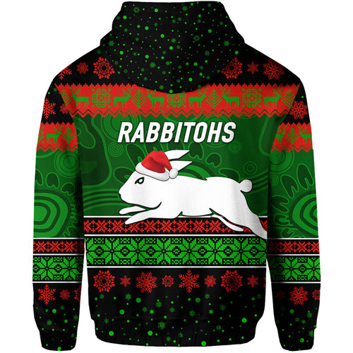 south-sydney-rabbitohs-hoodie-christmas-simple-style-black