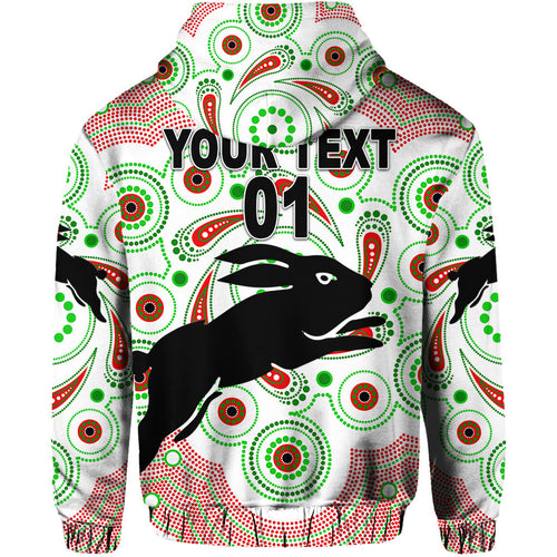 custom-personalised-south-sydney-rabbitohs-hoodie-2021-indigenous-vibes-white-custom-text-and-number