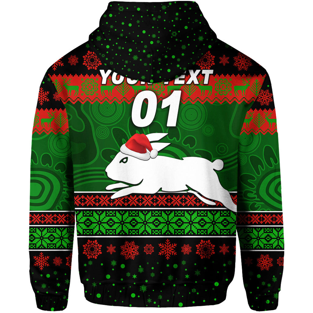 custom-personalised-south-sydney-rabbitohs-hoodie-christmas-simple-style-black