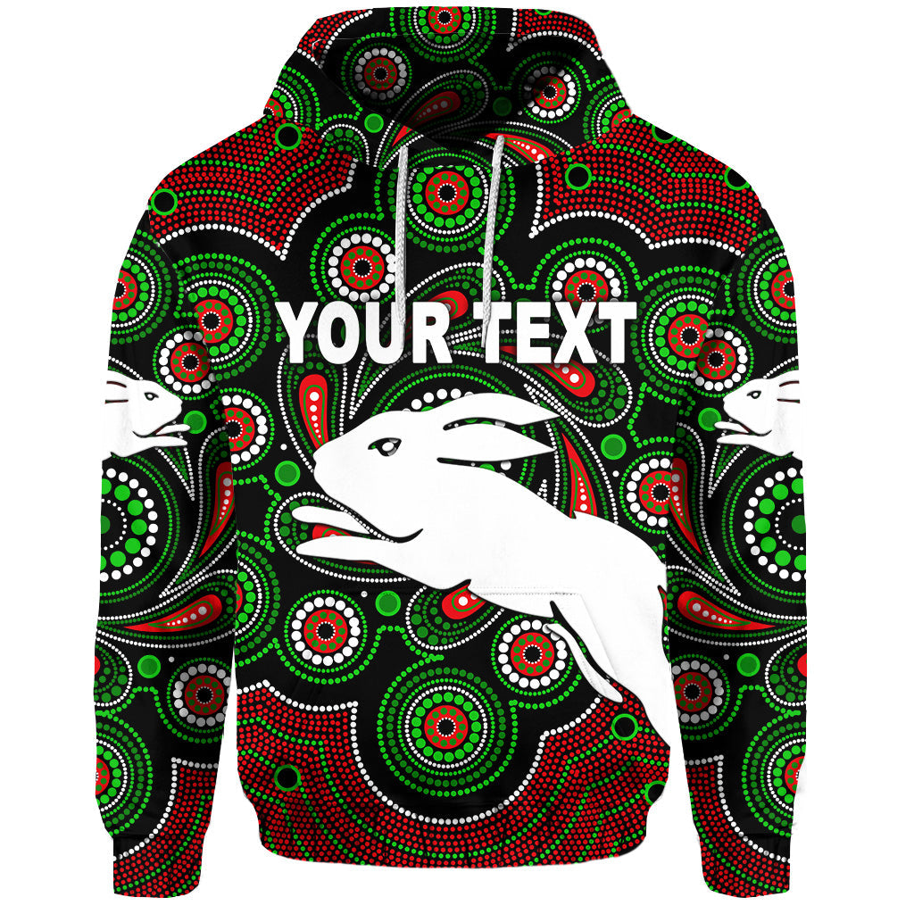custom-personalised-south-sydney-rabbitohs-hoodie-2021-indigenous-vibes-black