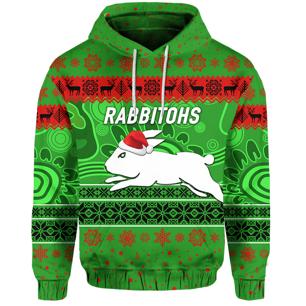 south-sydney-rabbitohs-hoodie-christmas-simple-style-green