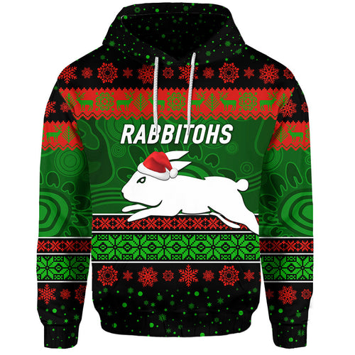 custom-personalised-south-sydney-rabbitohs-hoodie-christmas-simple-style-black