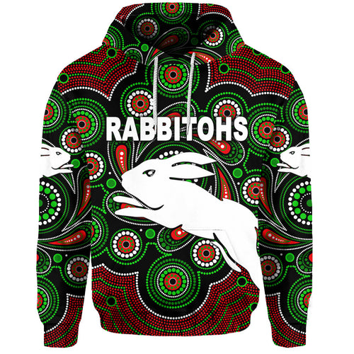 custom-personalised-south-sydney-rabbitohs-hoodie-2021-indigenous-vibes-black-custom-text-and-number