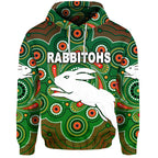 custom-personalised-south-sydney-rabbitohs-hoodie-2021-indigenous-vibes-green-custom-text-and-number