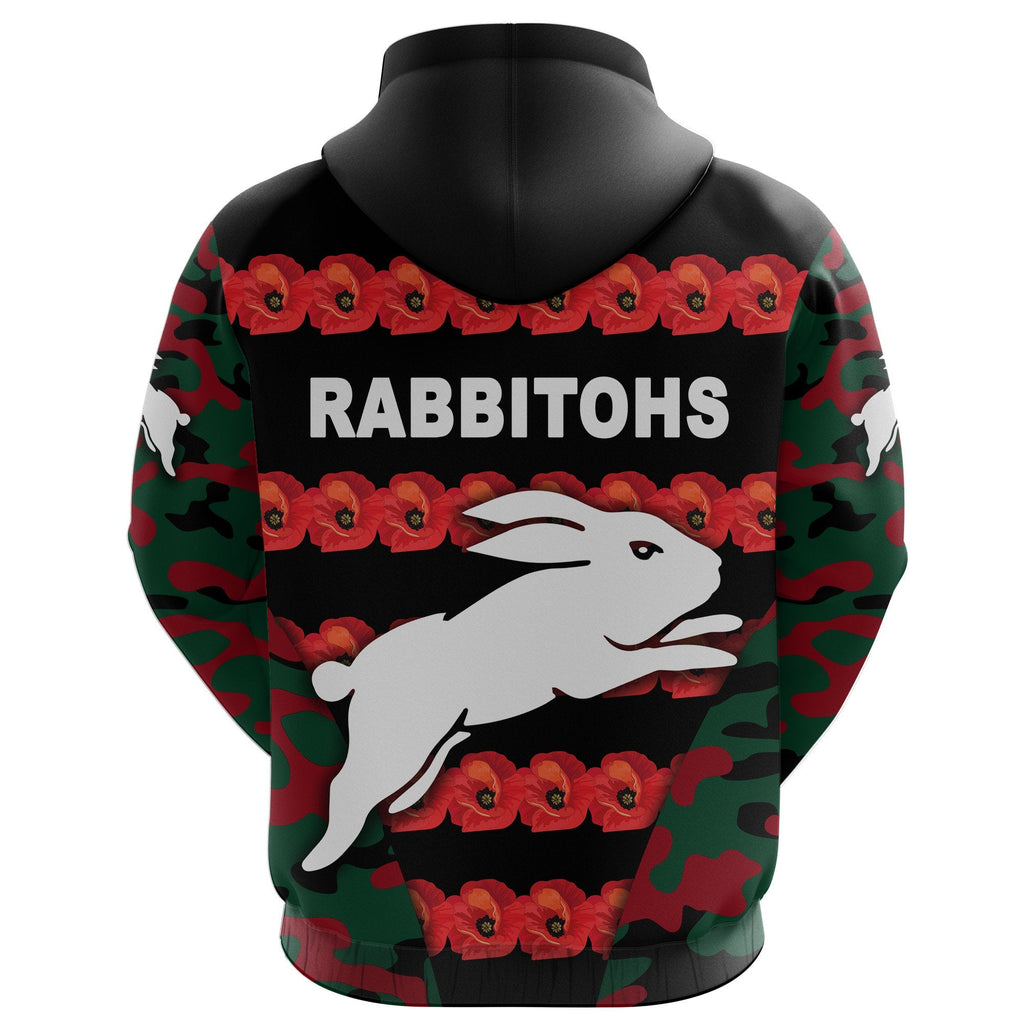 south-sydney-rabbitohs-hoodie-anzac-day-poppy-flower-vibes