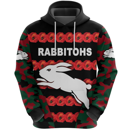 south-sydney-rabbitohs-hoodie-anzac-day-poppy-flower-vibes