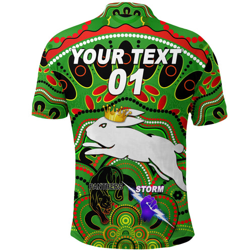 custom-personalised-south-sydney-rabbitohs-polo-shirt-2021-indigenous-premiers-the-king-green-custom-text-and-number