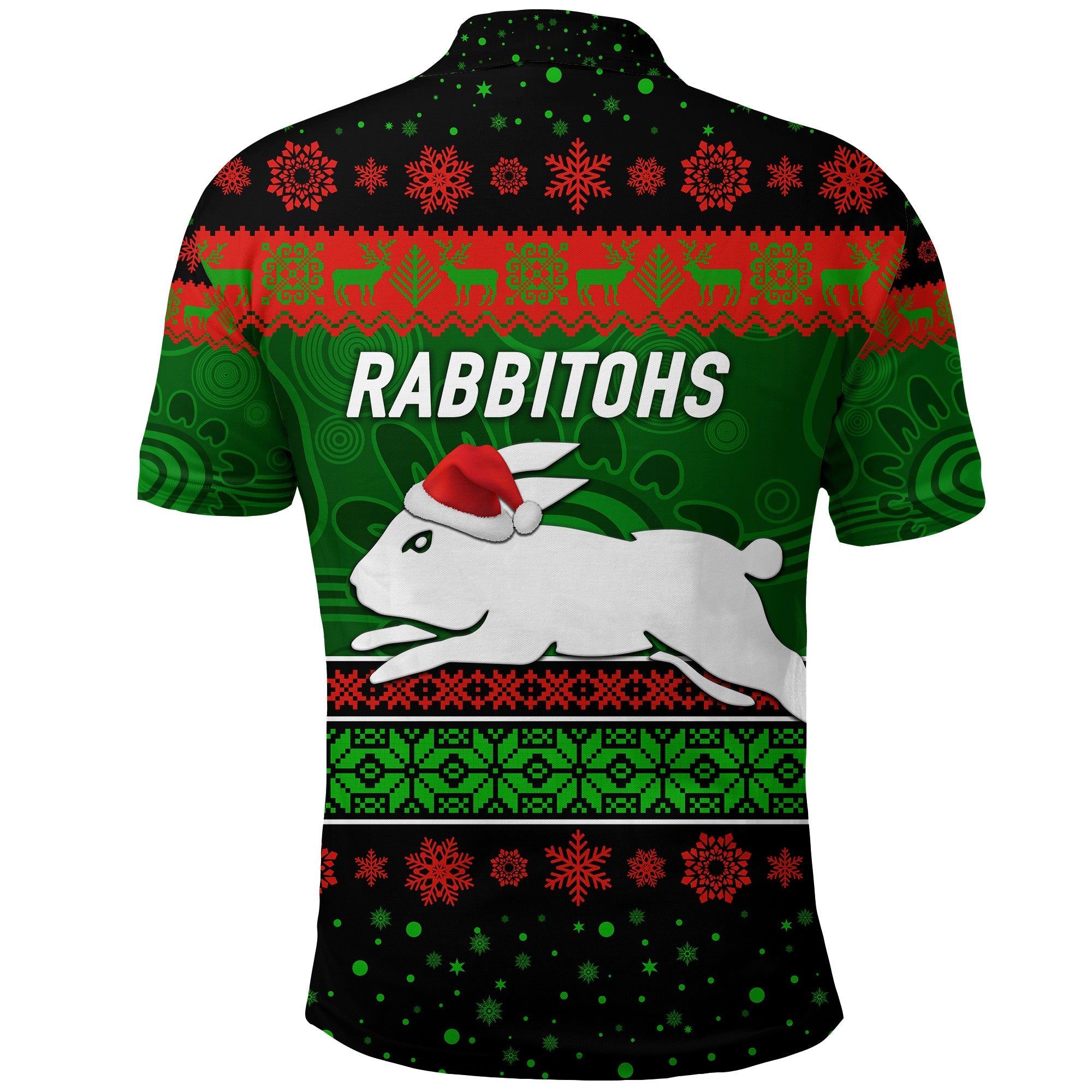 south-sydney-rabbitohs-polo-shirt-christmas-simple-style-black