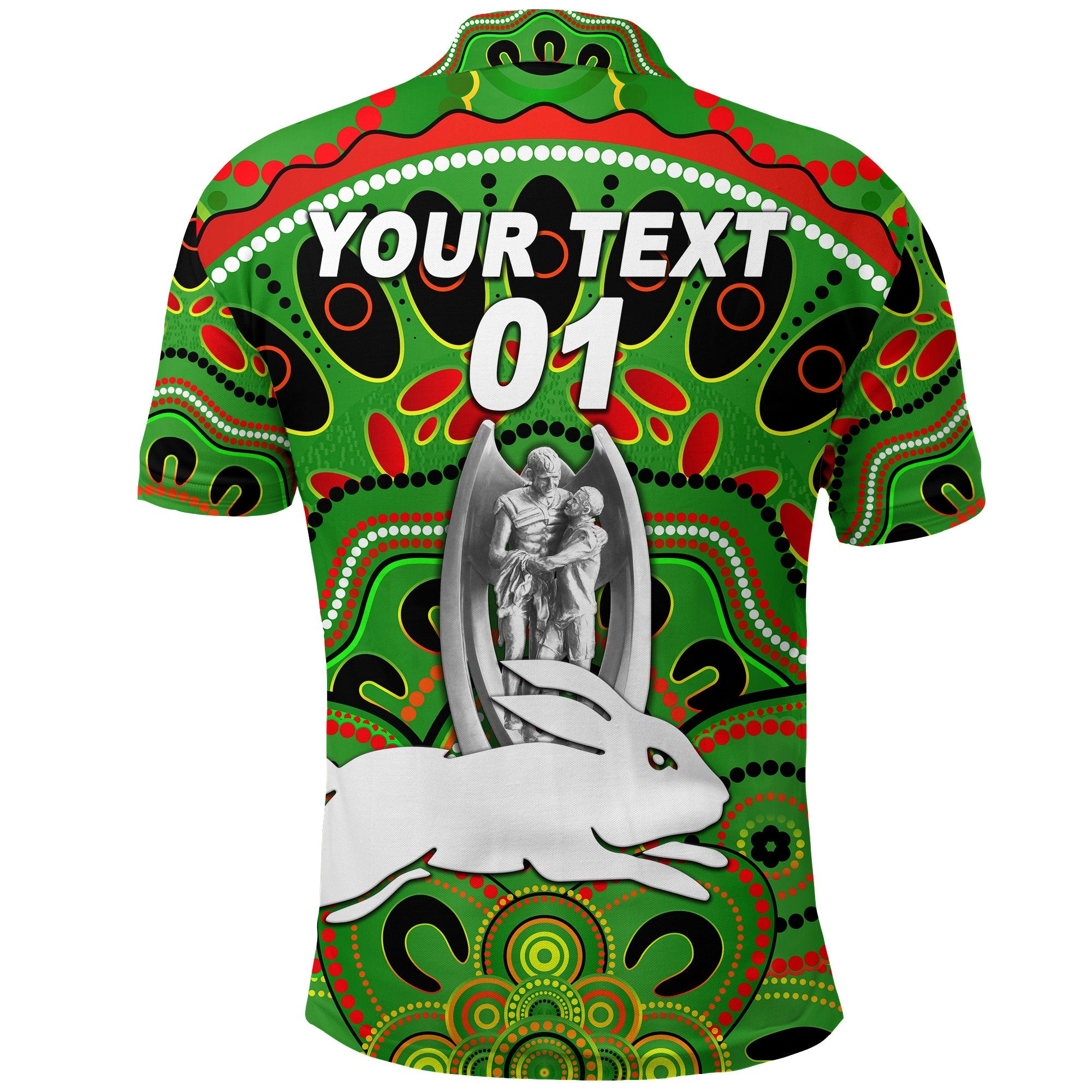 custom-personalised-south-sydney-rabbitohs-polo-shirt-2021-indigenous-premiers-trophy-green-custom-text-and-number