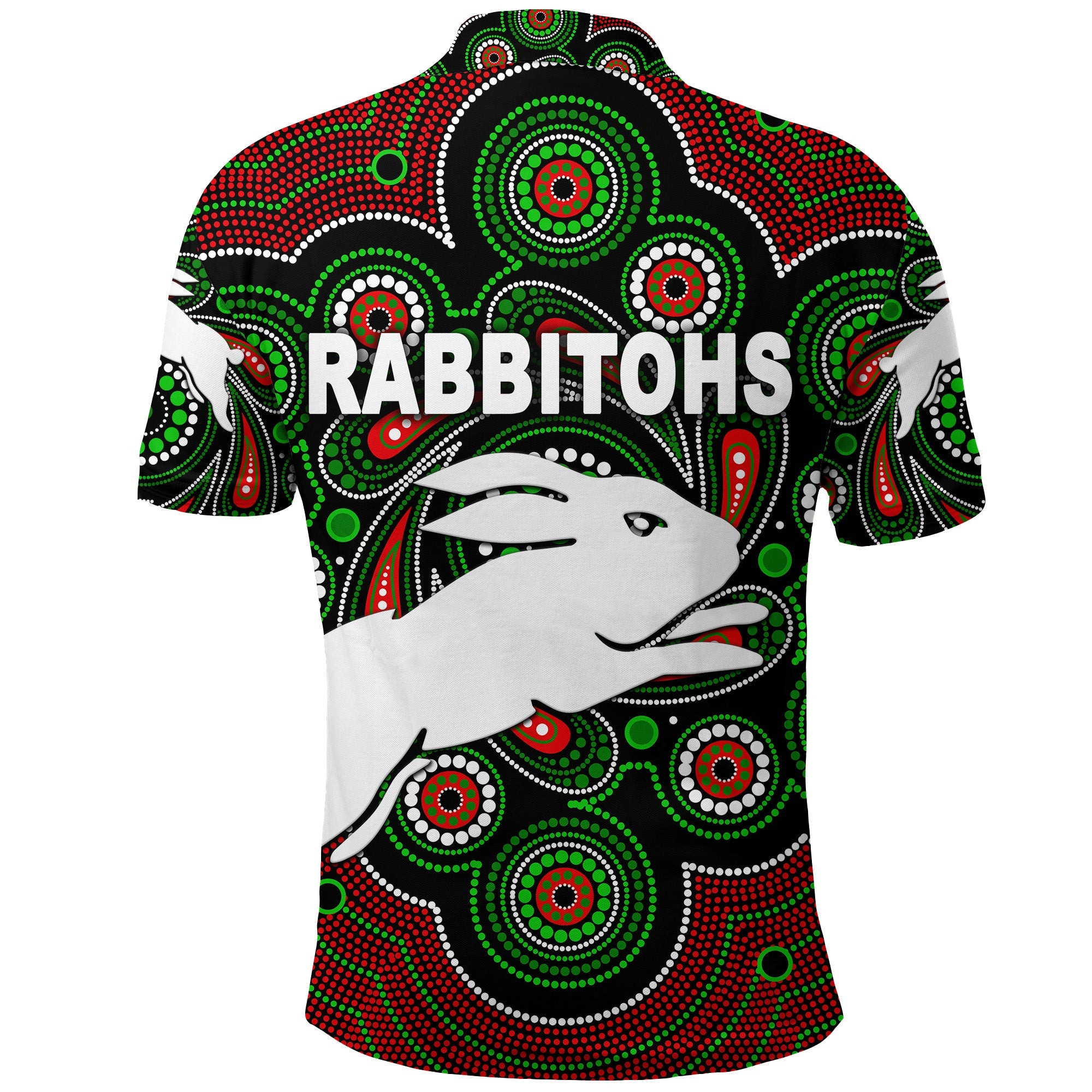 custom-personalised-south-sydney-rabbitohs-polo-shirt-2021-indigenous-vibes-black