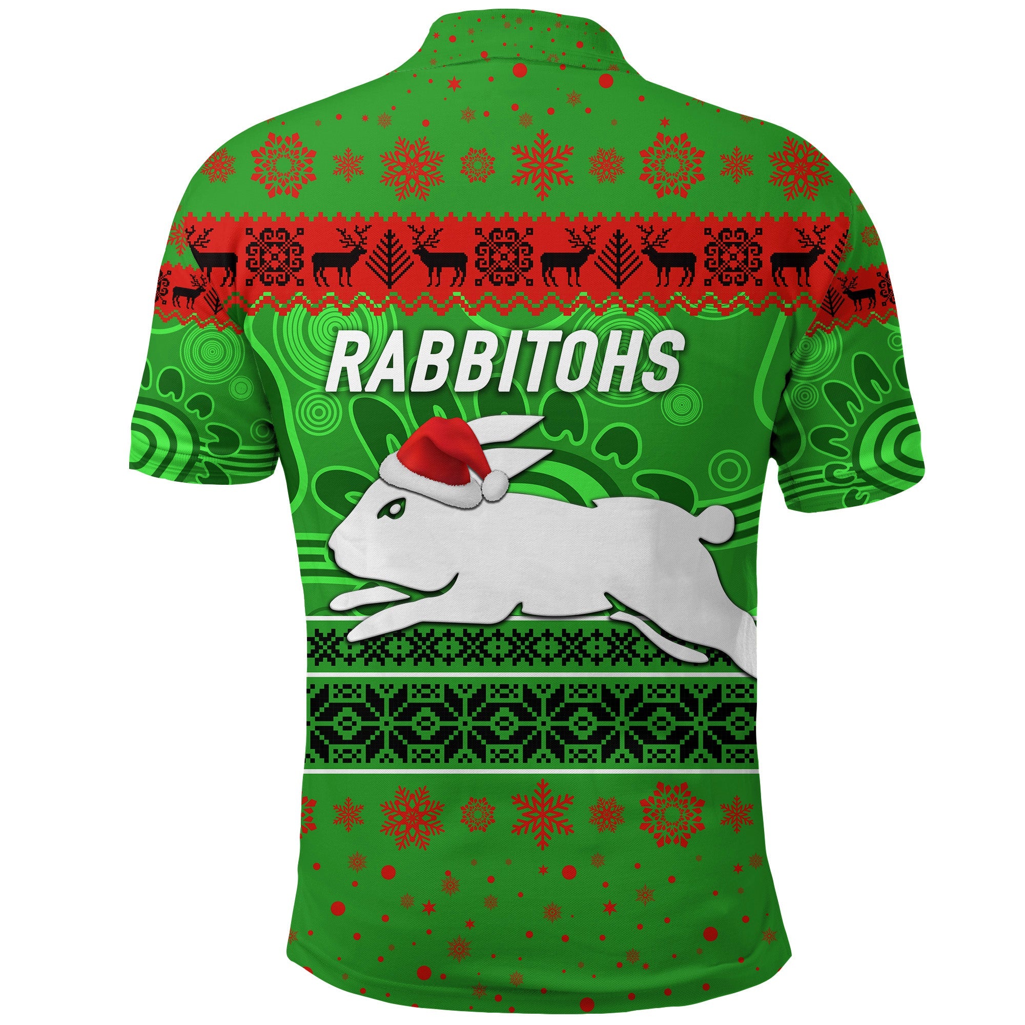 south-sydney-rabbitohs-polo-shirt-christmas-simple-style-green