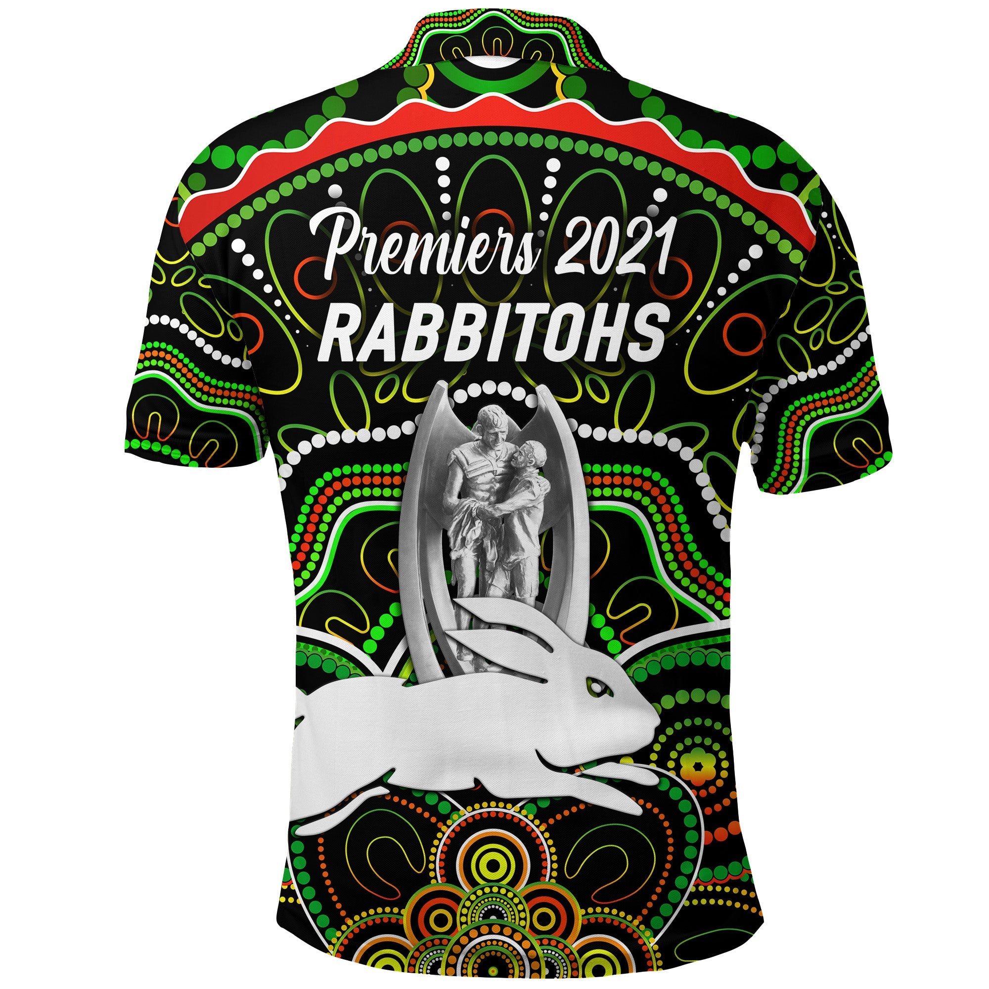 south-sydney-rabbitohs-polo-shirt-2021-indigenous-premiers-trophy-black