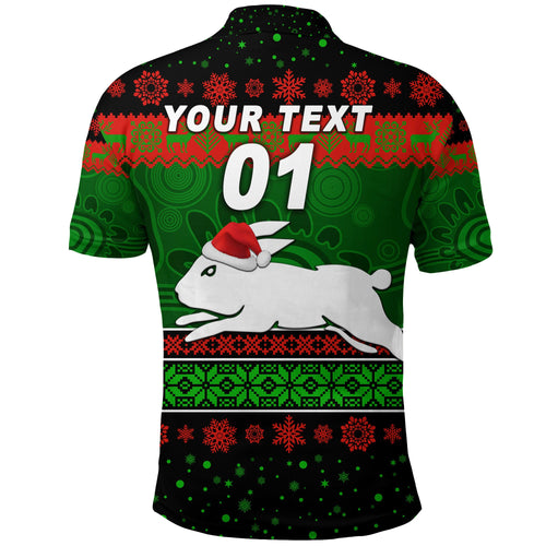 custom-personalised-south-sydney-rabbitohs-polo-shirt-christmas-simple-style-black