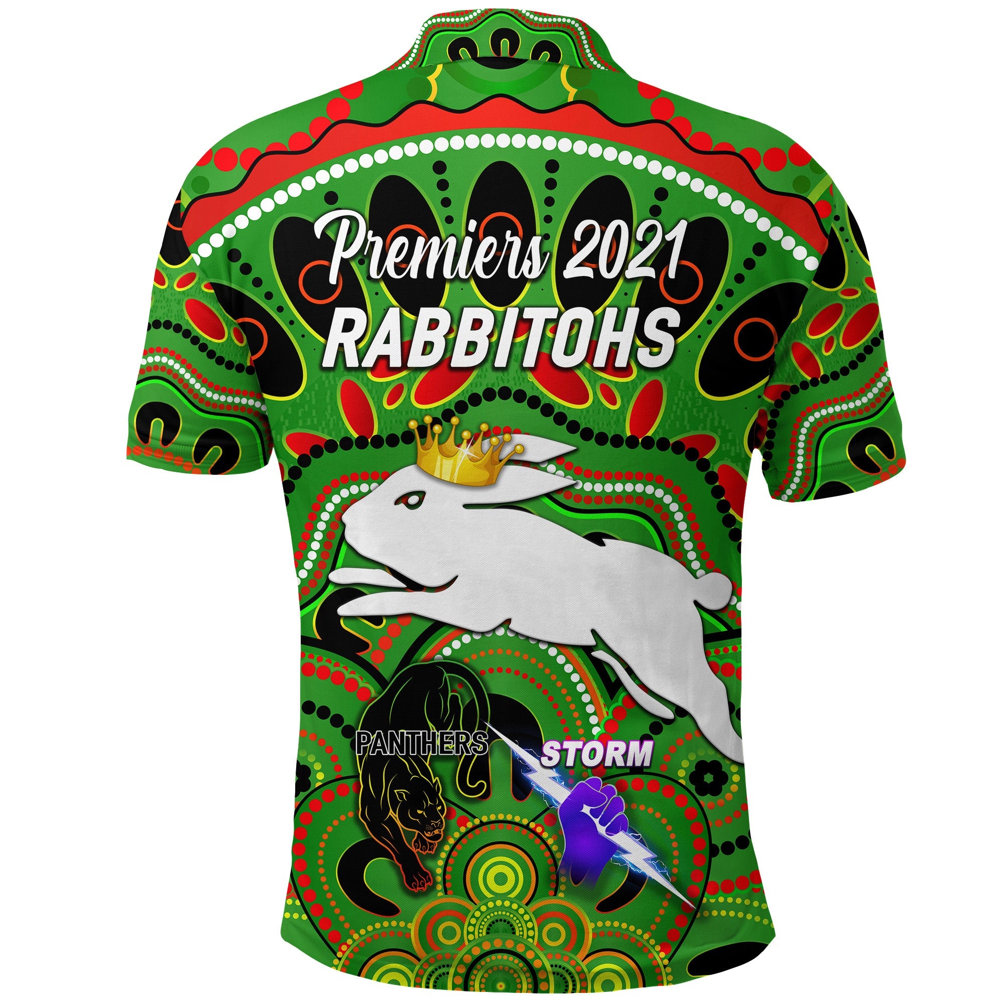 south-sydney-rabbitohs-polo-shirt-2021-indigenous-premiers-the-king-green