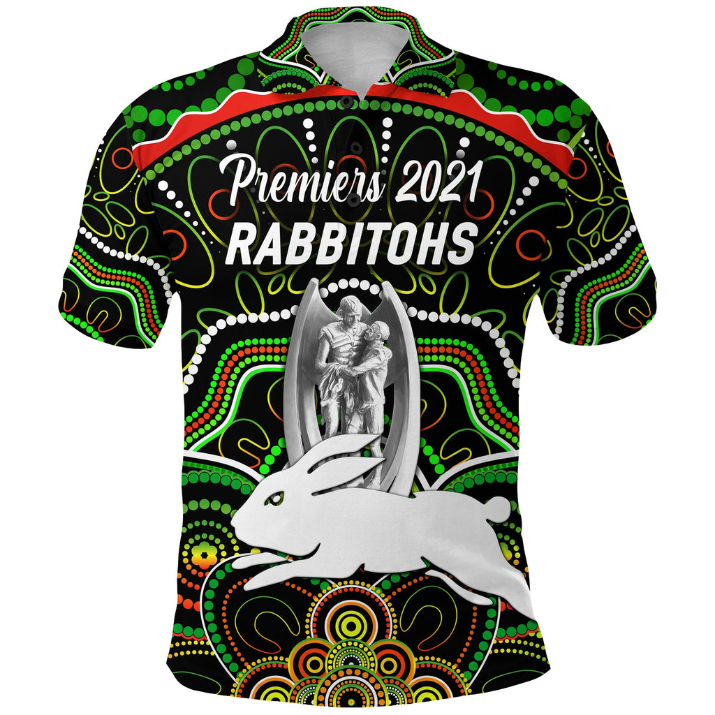 south-sydney-rabbitohs-polo-shirt-2021-indigenous-premiers-trophy-black