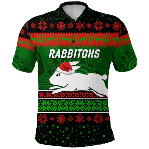 south-sydney-rabbitohs-polo-shirt-christmas-simple-style-black