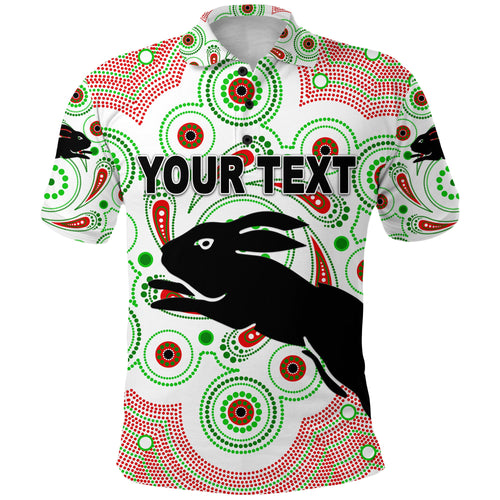 custom-personalised-south-sydney-rabbitohs-polo-shirt-2021-indigenous-vibes-white