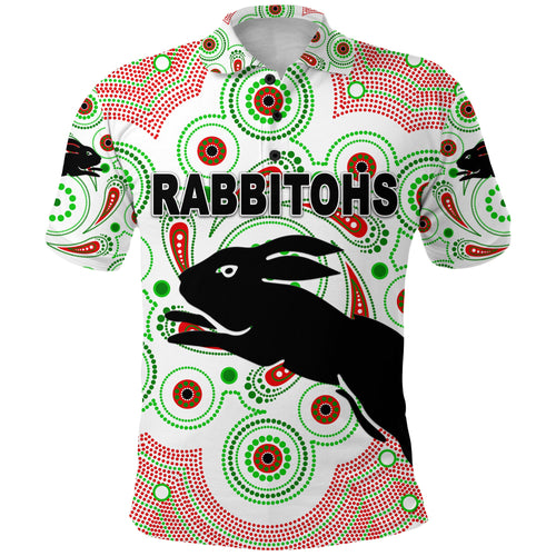 south-sydney-rabbitohs-polo-shirt-2021-indigenous-vibes-white