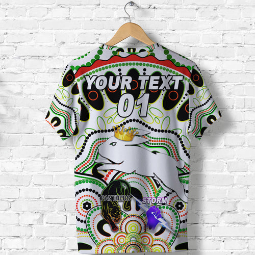 custom-personalised-south-sydney-rabbitohs-t-shirt-2021-indigenous-premiers-the-king-white-custom-text-and-number