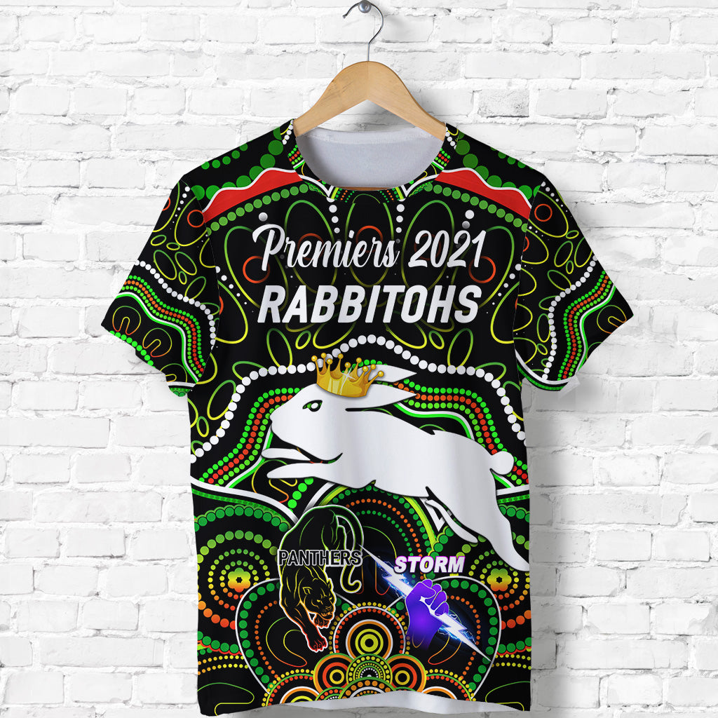 south-sydney-rabbitohs-t-shirt-2021-indigenous-premiers-the-king-black
