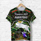 custom-personalised-south-sydney-rabbitohs-t-shirt-2021-indigenous-premiers-the-king-black-custom-text-and-number