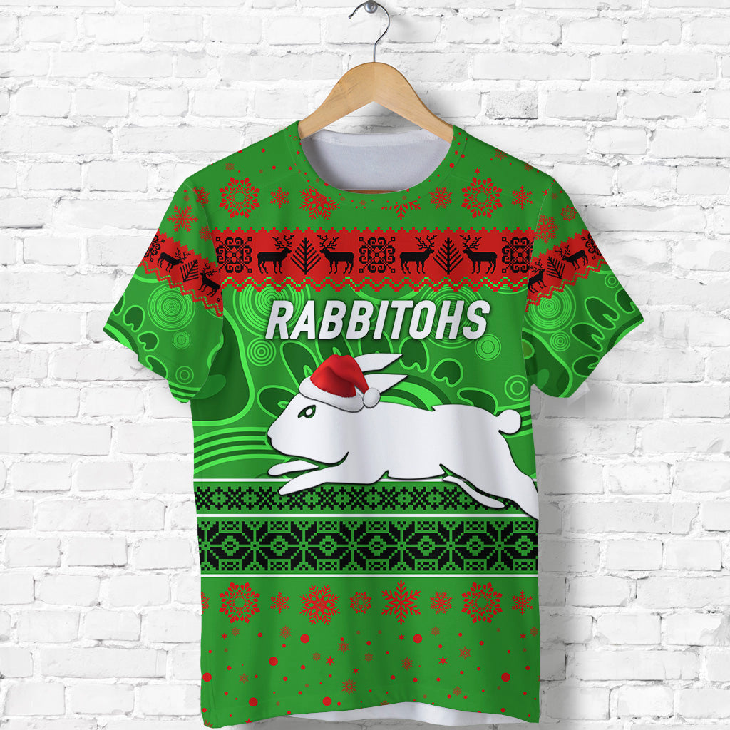south-sydney-rabbitohs-t-shirt-christmas-simple-style-green