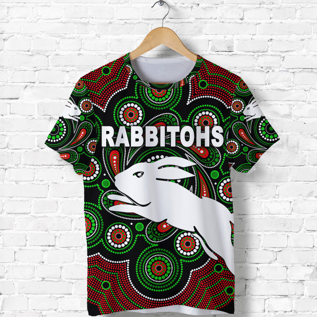 custom-personalised-south-sydney-rabbitohs-t-shirt-2021-indigenous-vibes-black-custom-text-and-number