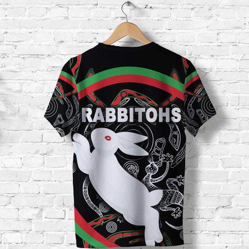 custom-personalised-rabbitohs-t-shirt-indigenous-mystery-vibes