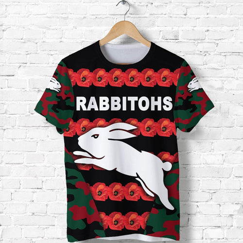 south-sydney-rabbitohs-t-shirt-anzac-day-poppy-flower-vibes